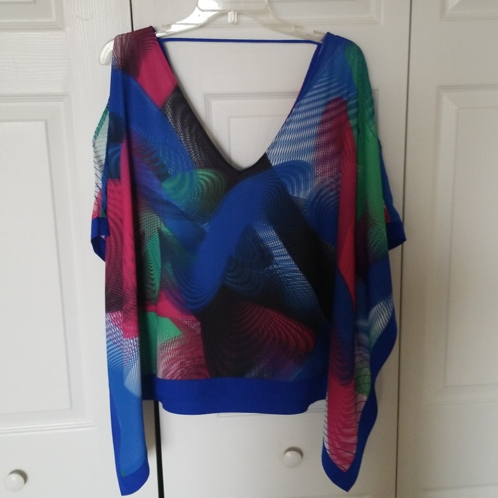 Colorful flowy shirt